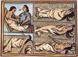 Europeans brought over small pox, tuberculosis, measles, influenza, syphilis, etc. It wiped out nearly 90-96% of New England Indians when they first settled. Massachusetts Indians were wiped out from 30,000 to 300. Small pox basically depopulated whole cities by itself.