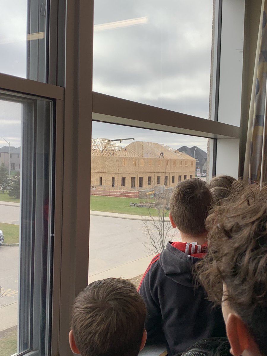 msasully's tweet photo. Some real life math and work with triangles outside our class window prompted our math talk today @CobblestoneES @GEDSB #reallifesituations #mathisgrand https://t.co/L5ji95H0wt