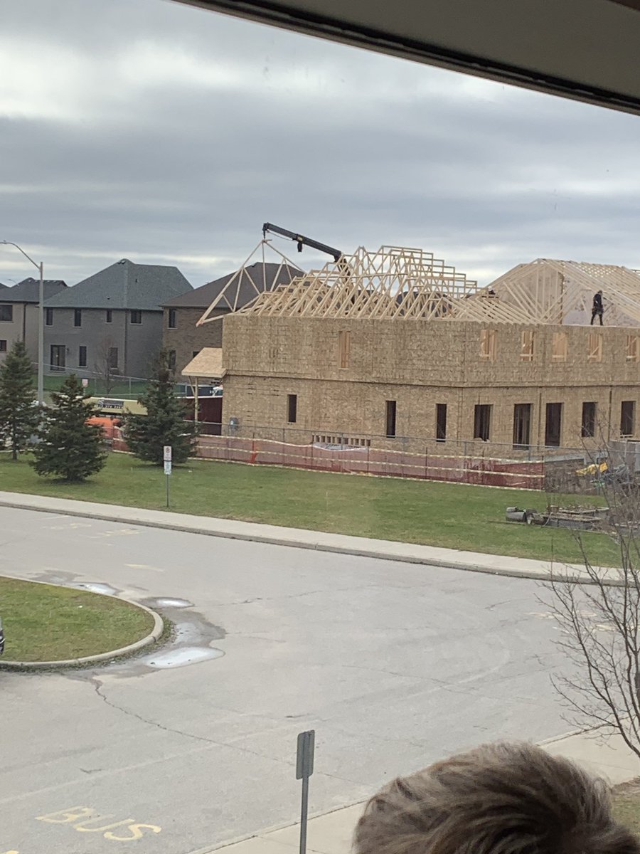 msasully's tweet photo. Some real life math and work with triangles outside our class window prompted our math talk today @CobblestoneES @GEDSB #reallifesituations #mathisgrand https://t.co/L5ji95H0wt