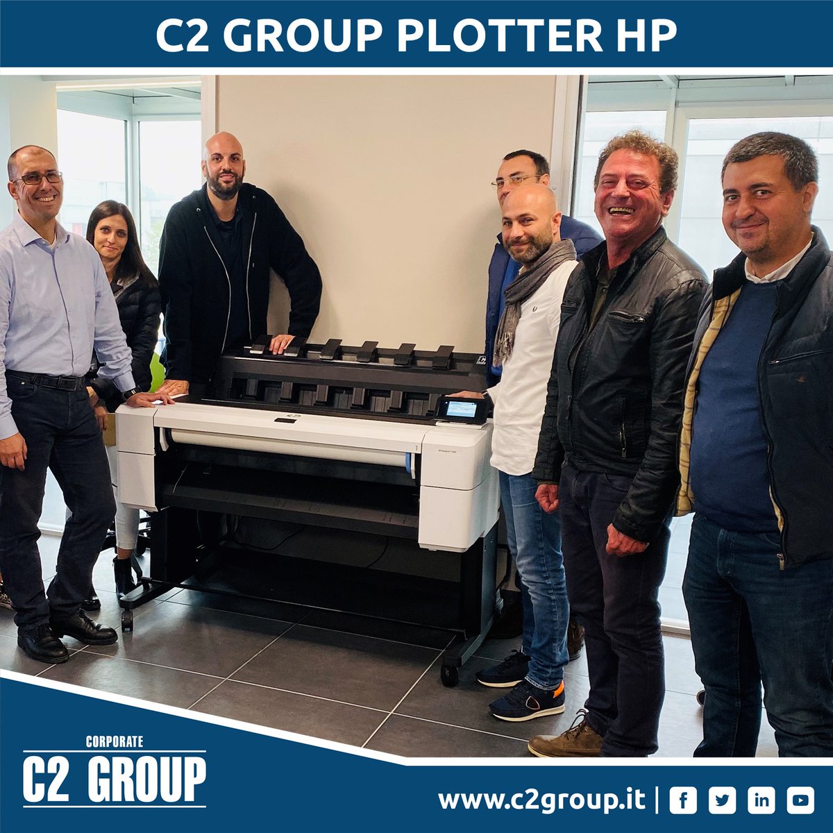 C2Group_'s tweet image. Oggi nel consueto appuntamento in BNI Amici Miei il nostro commerciale Alessandro Pisani ha parlato del nostro #PlotterHP disponibile per test e noleggi operativi presso il C2 Group Innovation Center.📢💥🤝
#C2Group #C2Corporate #C2GroupCorporate @HP_Italia