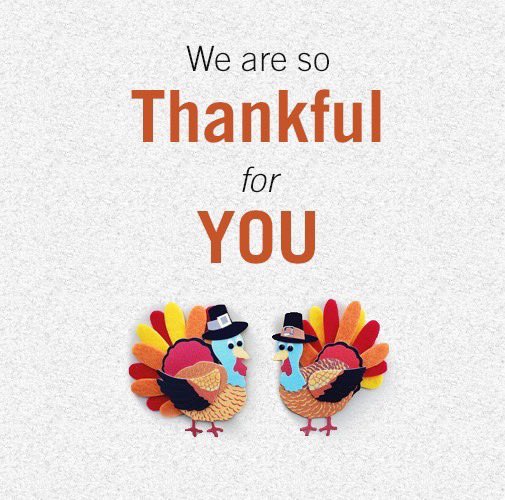 FamilyEHS's tweet photo. We are so thankful for our patients- YOU! Wishing you all a turkey-filled long weekend with family and friends 🍁🦃 #family #familyeyehealth #fehs #missouricitytx #sugarland  #eyeexam #vision #eye #optometry #optometrist #eyeglasses #glasses #frames #contactlenses #contacts https://t.co/9Ttgv9PnF7