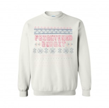 FRabbits's tweet photo. We finally made a Christmas jumper!! https://t.co/HZJidHqOwW https://t.co/FNOil0Mvbt