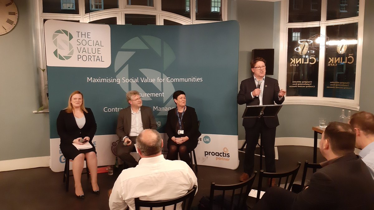 Launch of <a href="/socialvalueport/">Social Value Portal</a> if you're involved in procurement or tendering processes you will want to get in touch.

New to #Manchester so please reach out!
