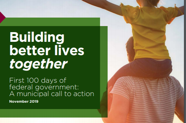 Today we release our recommendations for the federal government’s first 100 days, urging the GoC to engage with #CDNmuni on infrastructure, transit, affordable housing, climate action and rural challenges.  🇨🇦 bit.ly/2L2f3HE #BuildingBetterLives #CDNpoli