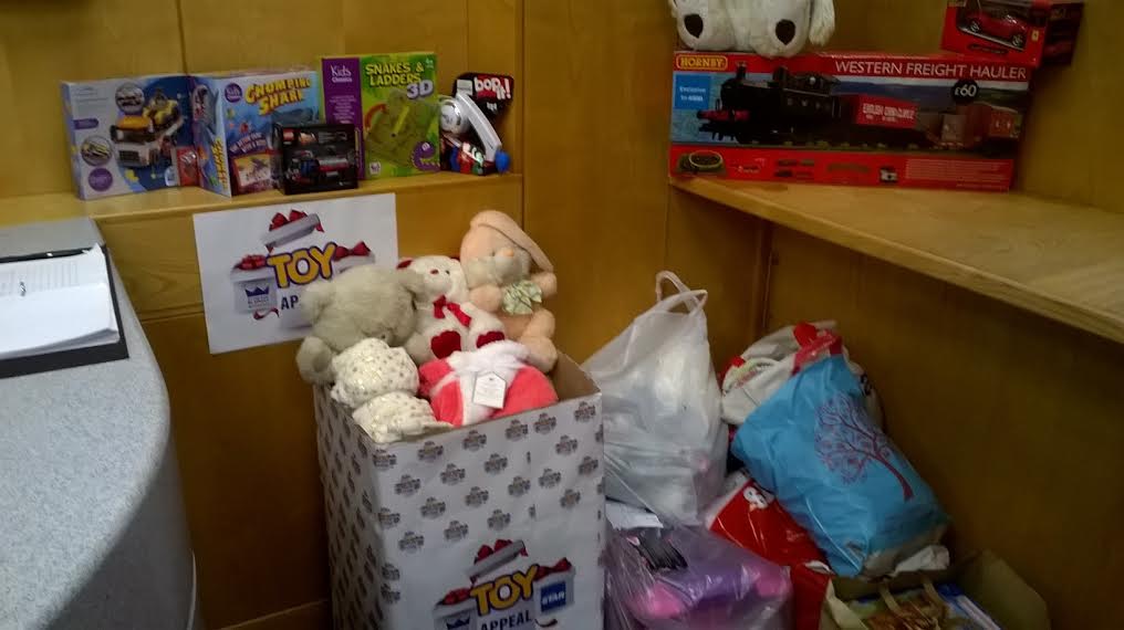 Great start to the <a href="/ShropshireStar/">Shropshire Star</a> and <a href="/StorageKingShrw/">Shrewsbury sk</a> Christmas Toy Appeal. About 250 toys have so far been donated. Thank you to everybody who has helped, and please, please keep them coming!