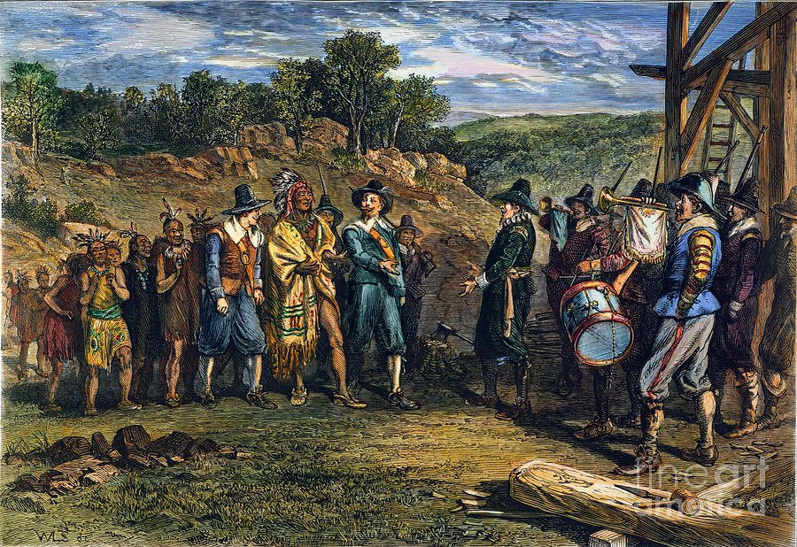 Bc of tensions, in 1623, the British indulged in the 1st chemical warfare vs the Natives when negotiating a treaty w/ tribes. The British offered a toast "symbolizing eternal friendship." Where as the chief, his family, advisors & 200 followers dropped dead of poison.