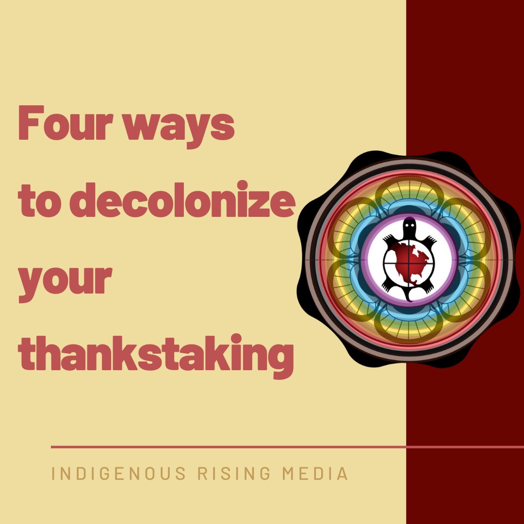 This #thankstaking we encourage you to take a step further than land acknowledgments.
Here are four ways you can show up for Indigenous communities.
A thread:
