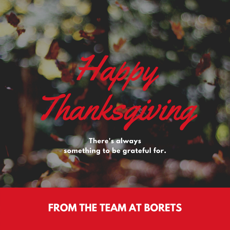 BoretsUS's tweet photo. Happy Thanksgiving from the Borets team! #Thanksgiving https://t.co/oZxyL5xXAN