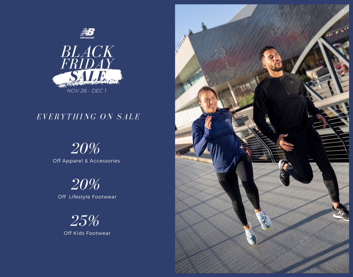 ⚠️#BlackFriday starts right now ⚠️ 

Everything is on sale!

| #newbalancevancouver