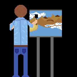 #bobross getting ready to #paint those happy little trees. #pixel_dailies #pixelart #aseprite @Pixel_Dailies<a href="/tag/bobross"class="tags">#bobross</a><a href="/tag/paint"class="tags">#paint</a><a href="/tag/pixelart"class="tags"><span>#pixelart</span></a><a href="/tag/pixel_dailies"class="tags"><span>#pixel_dailies</span></a><a href="/tag/aseprite"class="tags"><span>#aseprite</span></a>