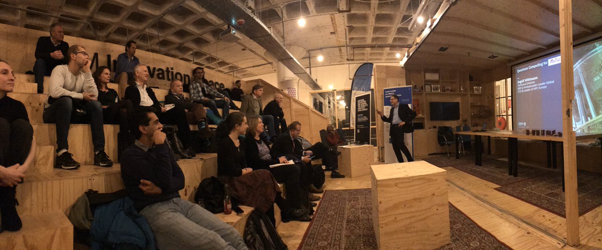 CstephanieC's tweet photo. Learn something new everyday! Today we’ve our next quantum meetup discussing the latest updates in the #quantum world by @ijwatHAL @corvdstruijf @IBMBenelux https://t.co/mtMr1XF42W