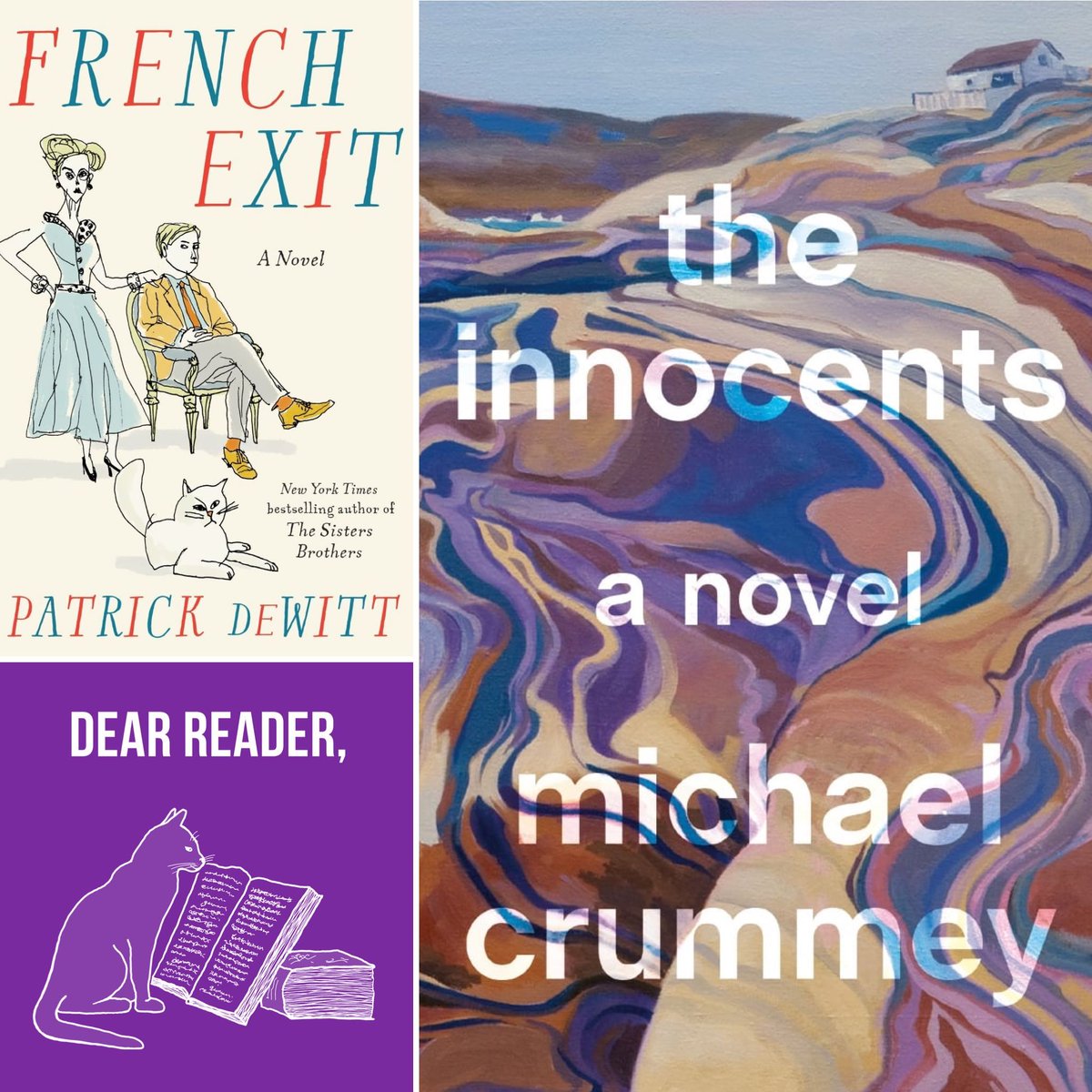 MegaphonicFm's tweet image. On the newest @DearReaderFM, Michael is captivated by the isolation of pre-modern Newfoundland in Michael Crummey’s The Innocents, while Emily delights in the “tragedy of manners” and the woes of bored rich people fallen on hard times in French Exit.

megaphonic.fm/reader/10