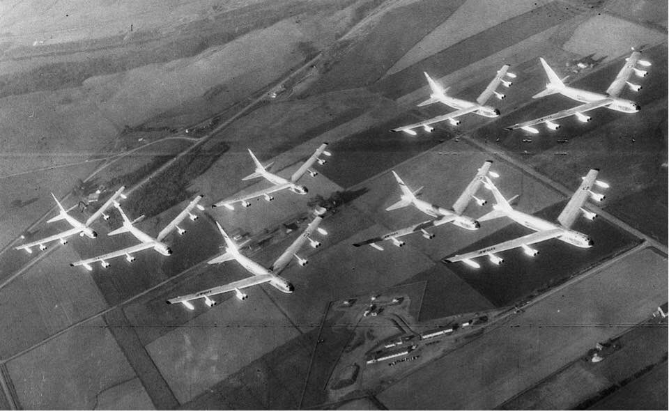 Yes, eight B-52s in total... 