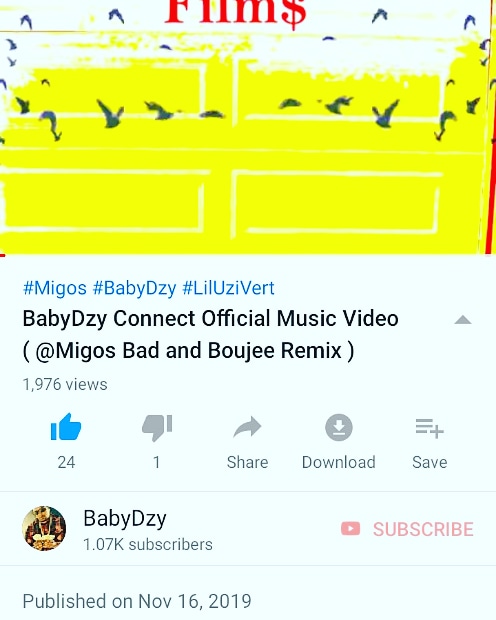 #BabyDzy #NewMusic New music video #Migos #NYMusic #UKmusic..  https://t.co/ecWhTB6KtW https://t.co/<a href="/tag/babydzy"class="tags">#BabyDzy</a><a href="/tag/newmusic"class="tags">#NewMusic</a><a href="/tag/migos"class="tags">#Migos</a><a href="/tag/nymusic"class="tags">#NYMusic</a><a href="/tag/ukmusic"class="tags"><span>#ukmusic</span></a>