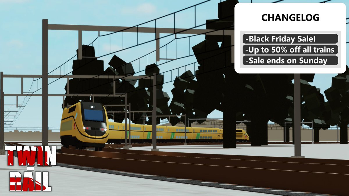 Twin Rail Official At Twinrailrblx Twitter - i like trains roblox