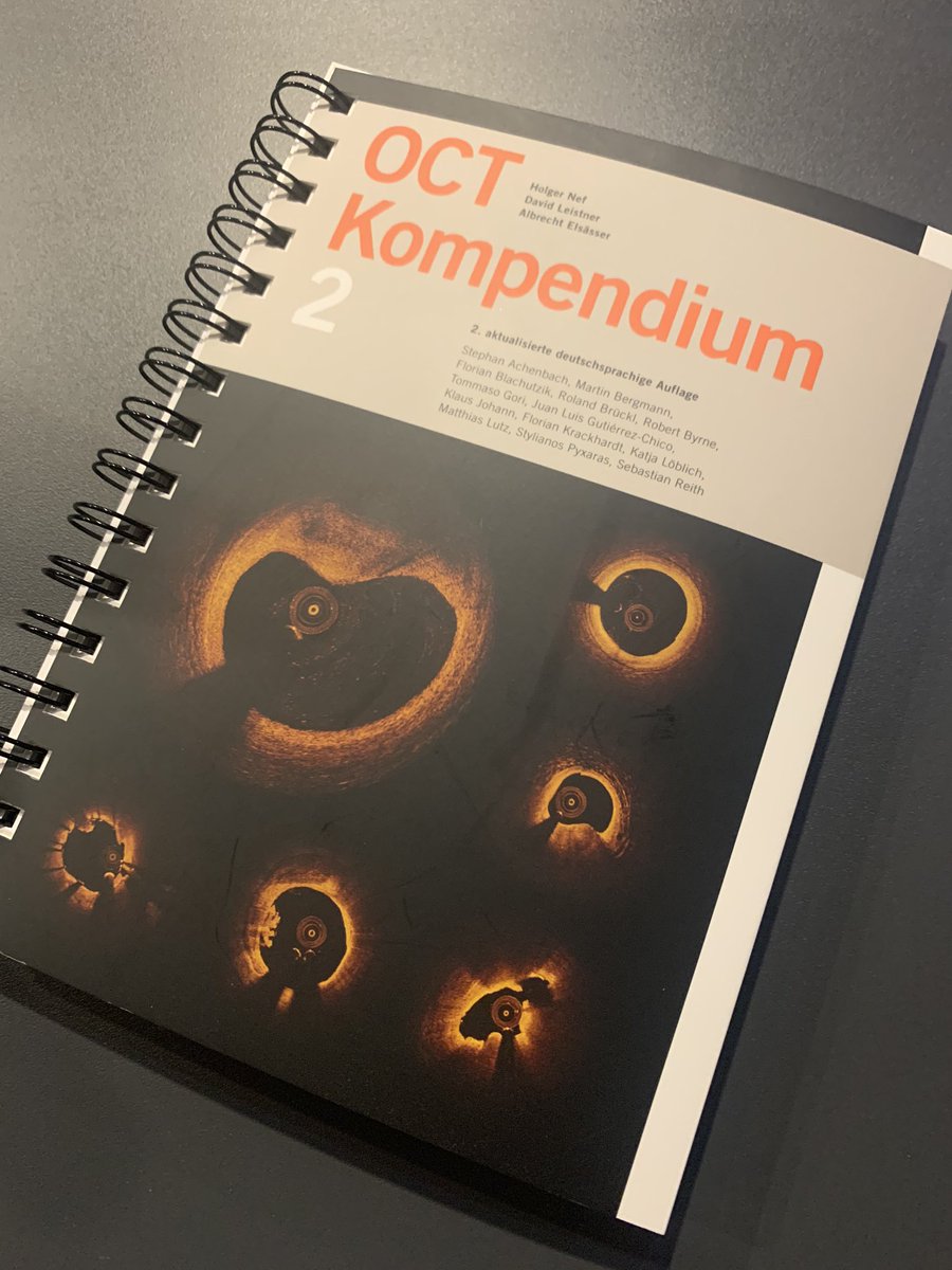 The new Edition....#OCTcompendium #octfirst #intravascularimaging #agik @Steph_Achenbach @kaschenke @mmamas1973 @Drroxmehran #cardiotwitter @MBernschein