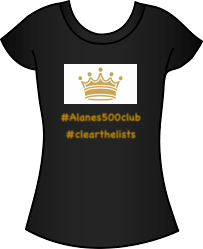 LoriStantonEdu's tweet photo. @AlaneAdamsBooks @jessicaolga ♥️#tshirt #alanes500club #clearthelists #shrinkthelists #choosetomakeadifference @AlaneAdamsBooks @RiseUpFdn @support_a_teach https://t.co/tD2teKyw14