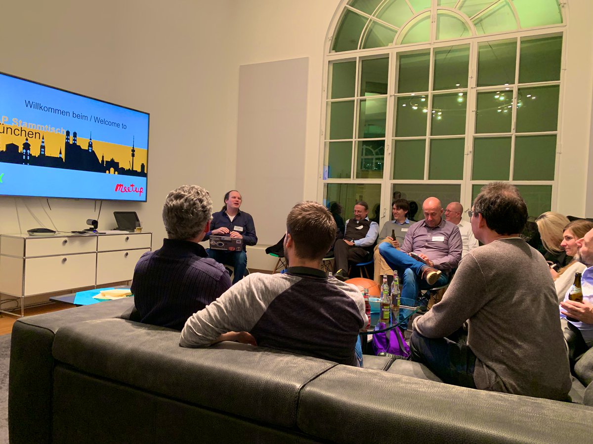 #SAPStammtischMUC hosted by @Vision11_GmbH today
