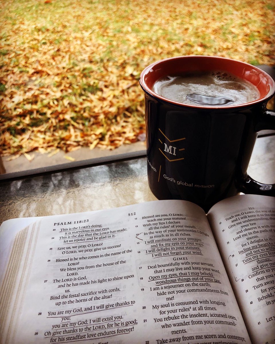 GeorgeSchroeder's tweet photo. Happy Thanksgiving, y’all. 

You are my God, and I will give thanks to you; you are my God; I will extol you. 
Oh give thanks to the LORD, for he is good; for his steadfast love endures forever!  
- Psalm 118:28-29

#thankful https://t.co/oIVuVSAoGy
