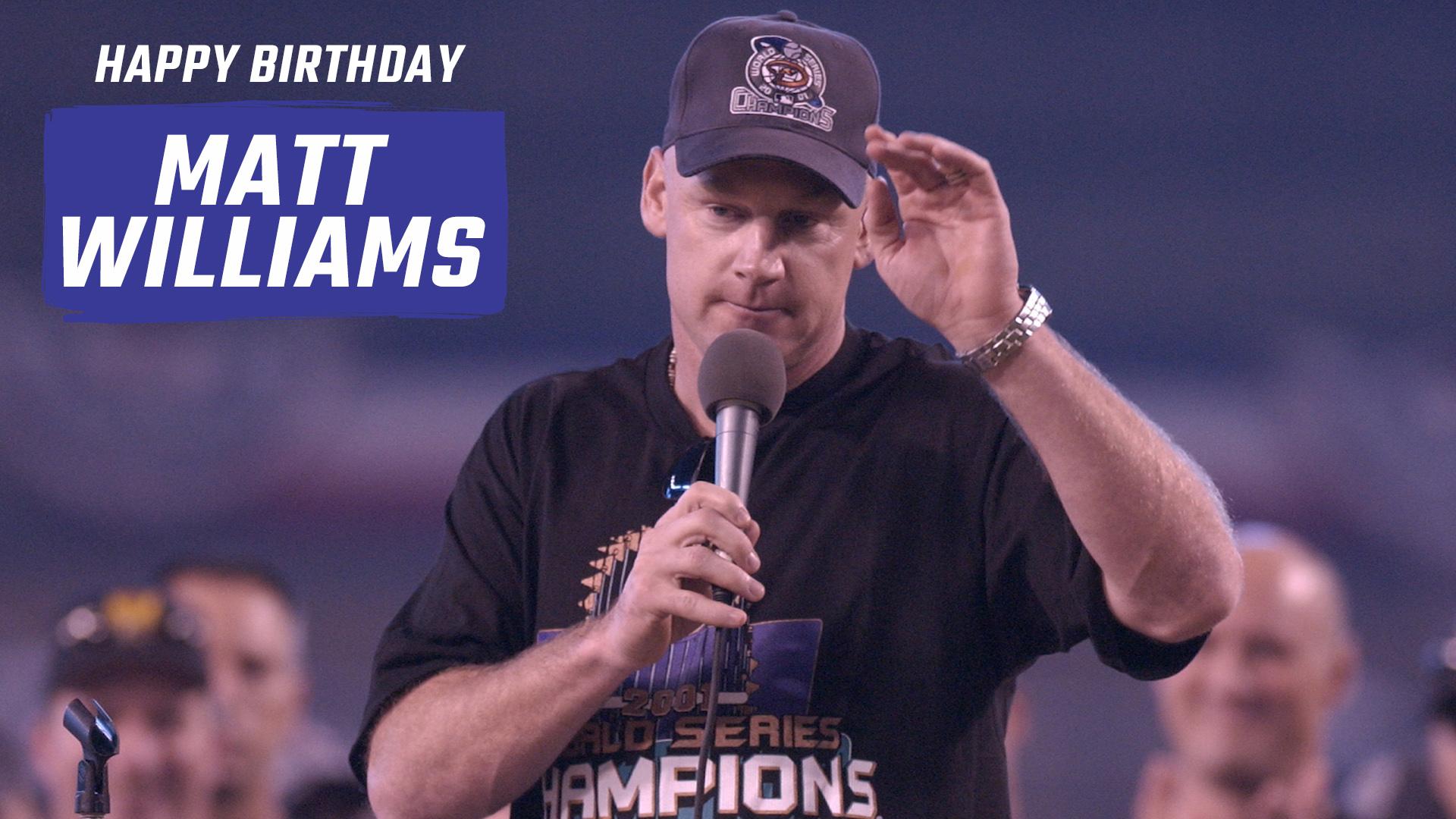 Wishing legend Matt Williams a very happy birthday! 