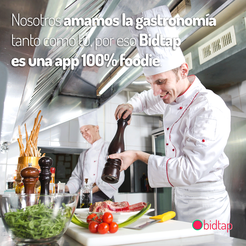 bidtap_io's tweet photo. Porque solo las personas que aman la gastronomía tanto como tú, podían hacer una app como #Bidtap. ¡Escríbenos y pásate al tapping!😉👍
#PásateAlTapping #Restaurante #Madrid #Barcelona #Andalucía #Extremadura #Euskadi #Galicia #CastillaLaMancha #CastillaLeón #Valencia #Foodie https://t.co/EnHwcrzSKX