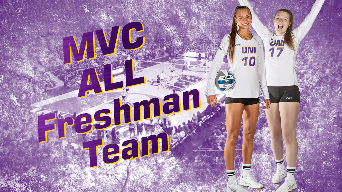 UNIVolleyball's tweet photo. MVC ALL- FRESHMAN TEAM

Panthers land two on the MVC All-Freshman Team! Congratulations Kaylissa Arndorfer and Emily Holterhaus!

#UNIFight https://t.co/heusJMrjIY