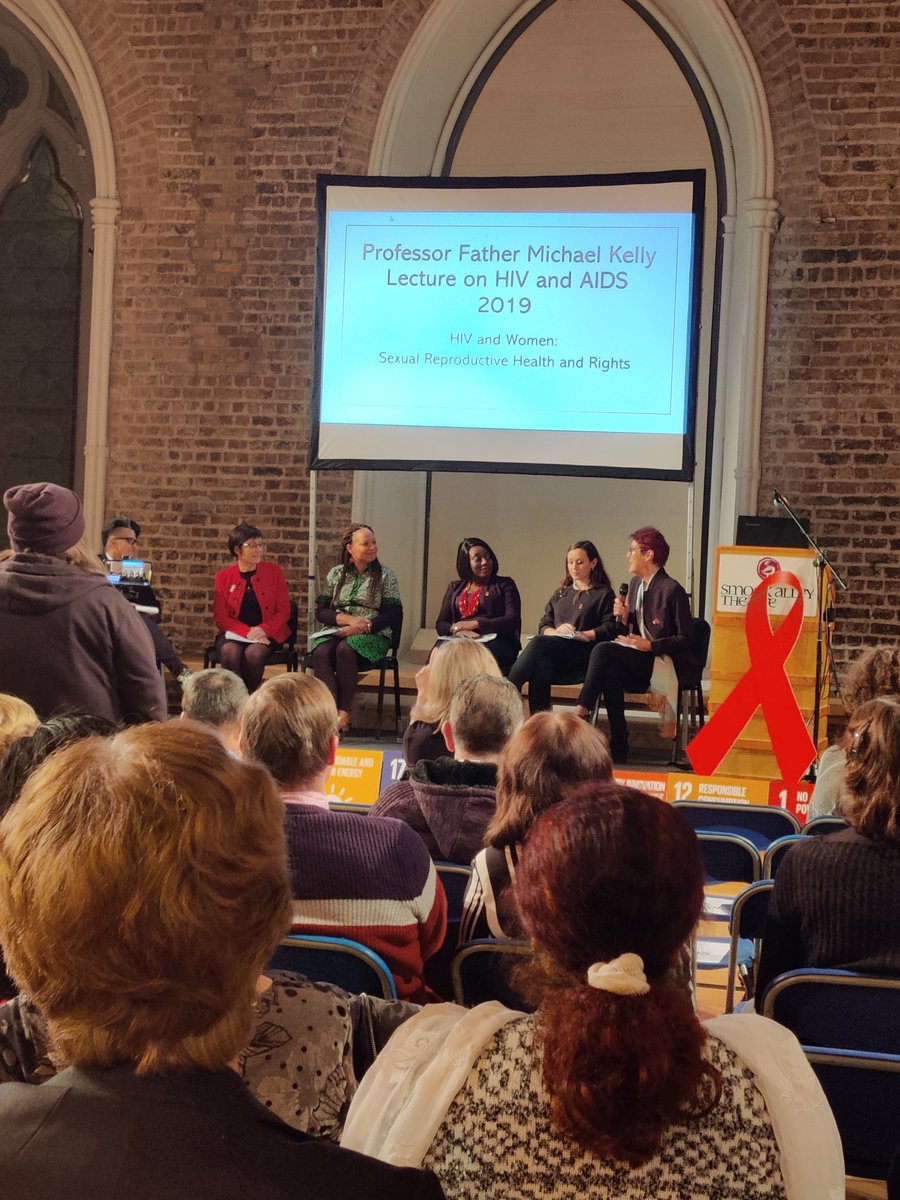 LizzieOSully's tweet photo. Fascinating panel discussion about #HIV and #AIDS and particularly how they disproportionately affect #women and #girls ahead of #WorldAIDSDay2019 on Sunday. 
@ifglobalhealth @Irish_Aid #FMK2019 https://t.co/FreDL9YYkU