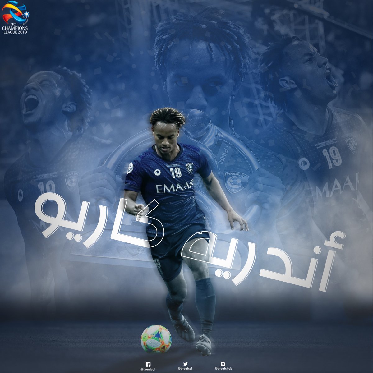 theAFCCL_ar's tweet photo. الأهداف المسجلة 1 ⚽️ 
التمريرات الحاسمة 1 🅰️
إجمالي التمريرات 84 🎯
محاولات التسديد 3 🥅 

أفضل لاعب في مباراتي نهائي ⁧#دوري_أبطال_آسيا⁩ ‘أندريييييه كاريللو’ 🐍🔝🔵 https://t.co/JT32FCED8R