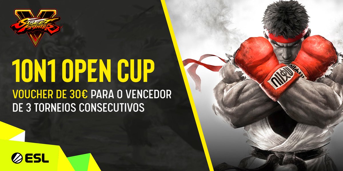 🥊 Já te inscreveste na 1on1 Open Cup de #SFV? Participa e começa já amanhã a disputar o prémio de 30€!

➡ bit.ly/SFVopen44