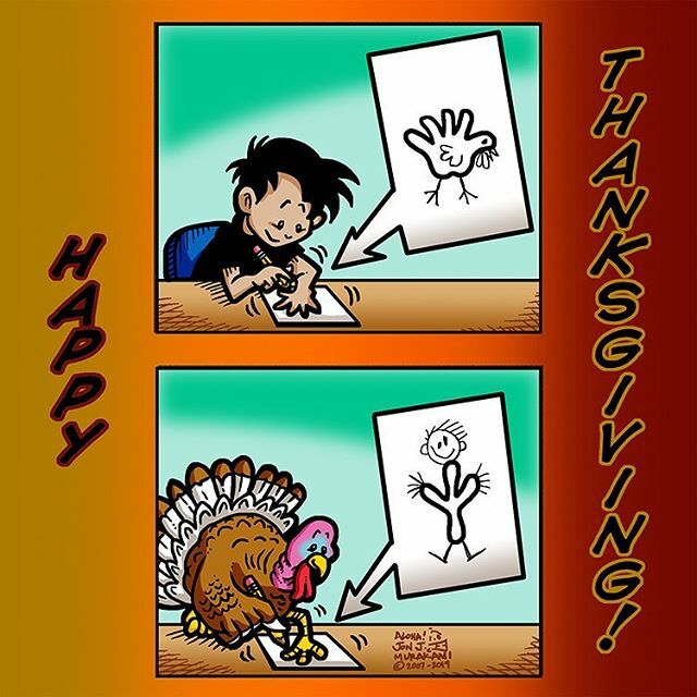 Aloha! It’s become a yearly tradition of mine to post this comic strip I drew back from 2007 on Thanksgiving. Not only is it the most requested, liked, and shared cartoon I drew, but perhaps it’s one of my personal favorites. ^_^ • I’m extremely than… ift.tt/35FJawA