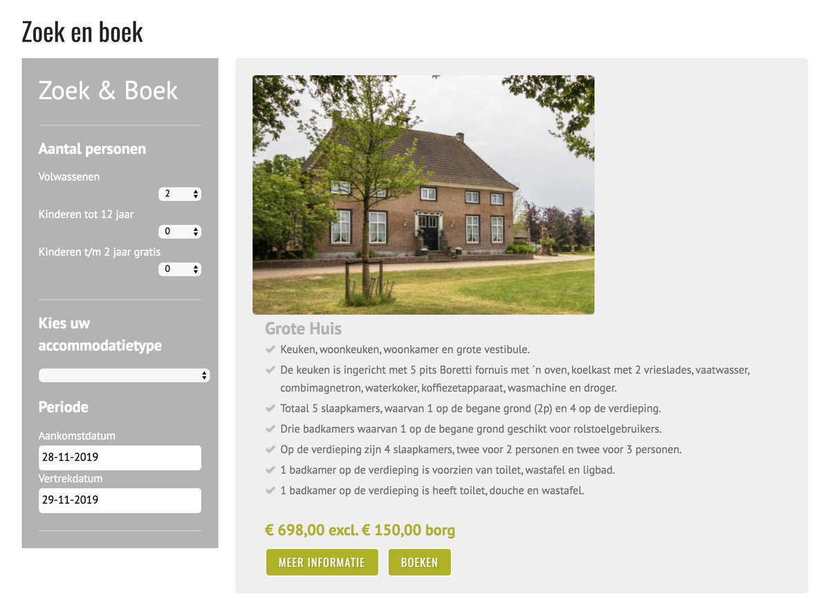 Last minute een weekendje weg? Een groepsaccommodatie boeken voor jouw vriendenweekend? Of nu alvast de Barelio reserveren voor voorjaar 2020. Via onze zoek en boek-optie zie je meteen wat er mogelijk is én kun je snel boeken. 
barendonk.nl/zoek-en-boek

#landvancuijk