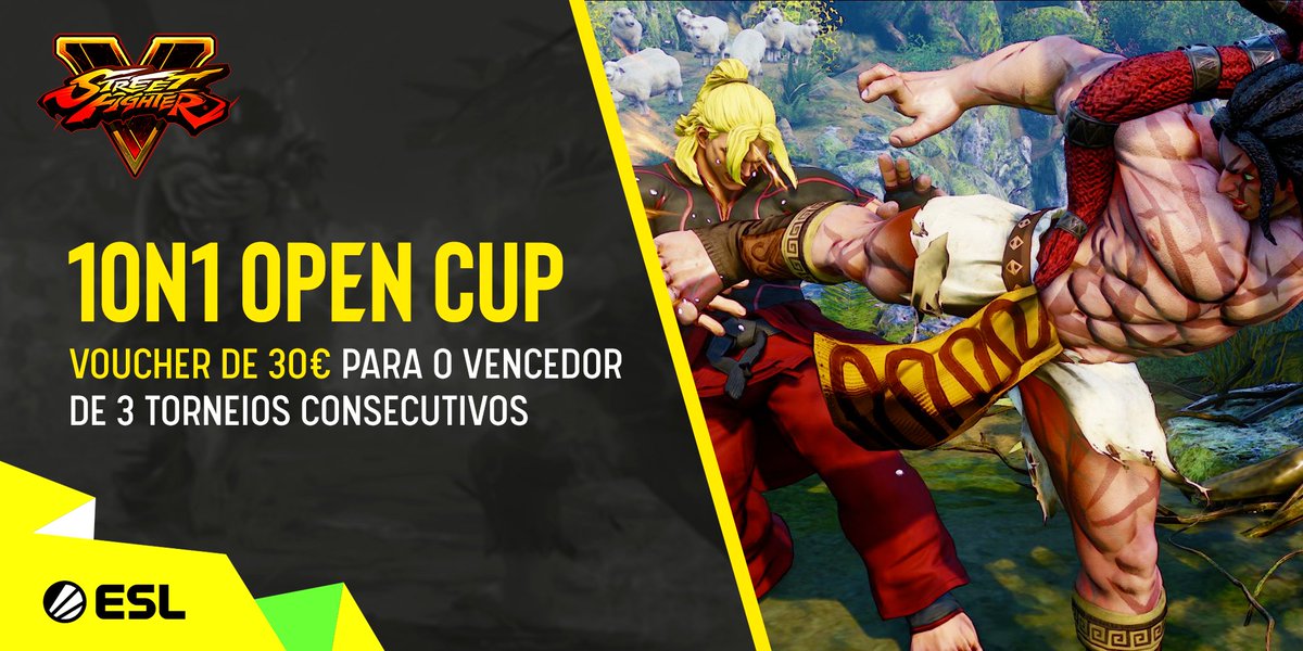 🥊 Já estás inscrito na 1on1 Open Cup de #SFV com 30€ em jogo?
Amanhã é o dia para colocares em prática todas as tuas melhores técnicas!

➡ bit.ly/SFVopen45