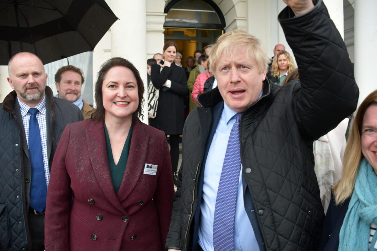 AlisonHernandez's tweet photo. Uplifting day @ladyastorstatue unveiling. I met Lady Astor’s granddaughter, her Sub-Secretary Roma who was inspirational. Past and present PMs @theresa_may @BorisJohnson plus my name around the statue. @BowaterComms has made this happen #Proud #Plymouth #Astor100 https://t.co/IMl9hTBlBH