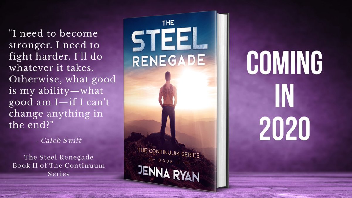 jennaryanink's tweet photo. ๐จBOOK II COVER IS HERE ๐จ
#TheSteelRenegade is on the way & my cover designer created this absolutely stunning work of art for book II of #TheContinuumSeries ๐ Iโm obsessed! Canโt wait to hold this baby in my hands. Ready for 2020 ๐
https://t.co/WwU4LC8oaV
#continuumseries https://t.co/YyHFRnY2YV