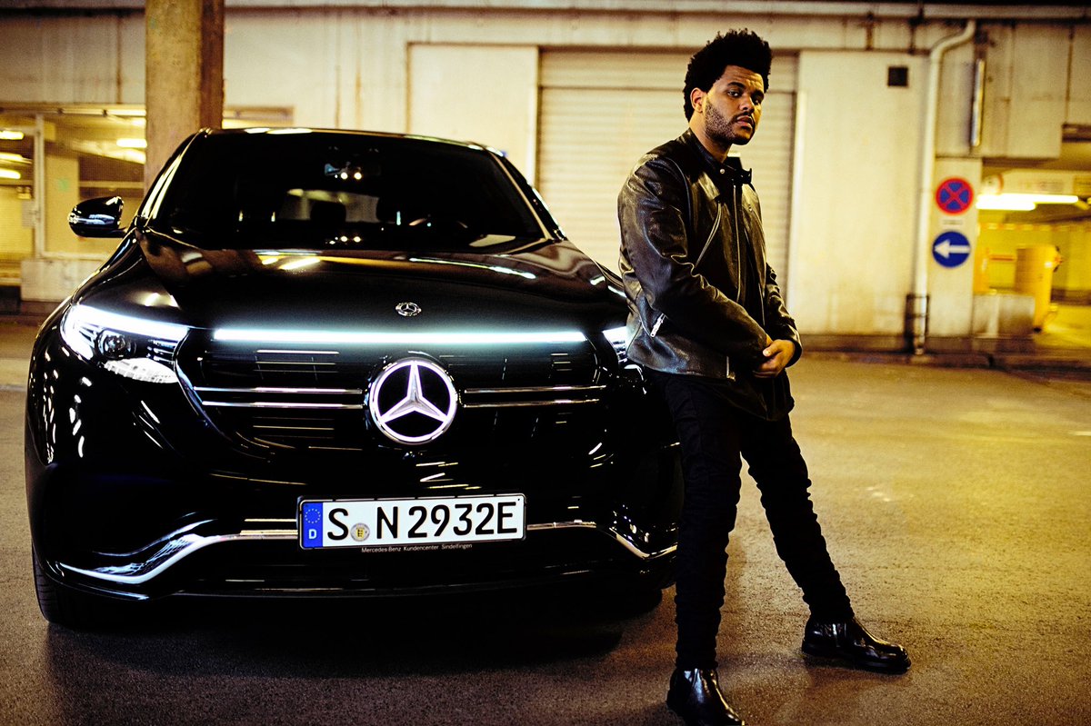 excited about this collab. creative directing the all-new EQC campaign. stay tuned tonight 🎥⚡#EnjoyElectric #MercedesBenz #EQC #XO #TheWeeknd