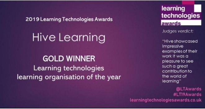 acceleratewest's tweet photo. HUGE Well done to member @HiveLearning who have just won the Gold Award for Learning Technologies' Learning Organisation of the Year! The award recognises a learning organisation that’s achieved exceptional and demonstrable results for its customers 🏆🏆 https://t.co/zcoXa27LYG