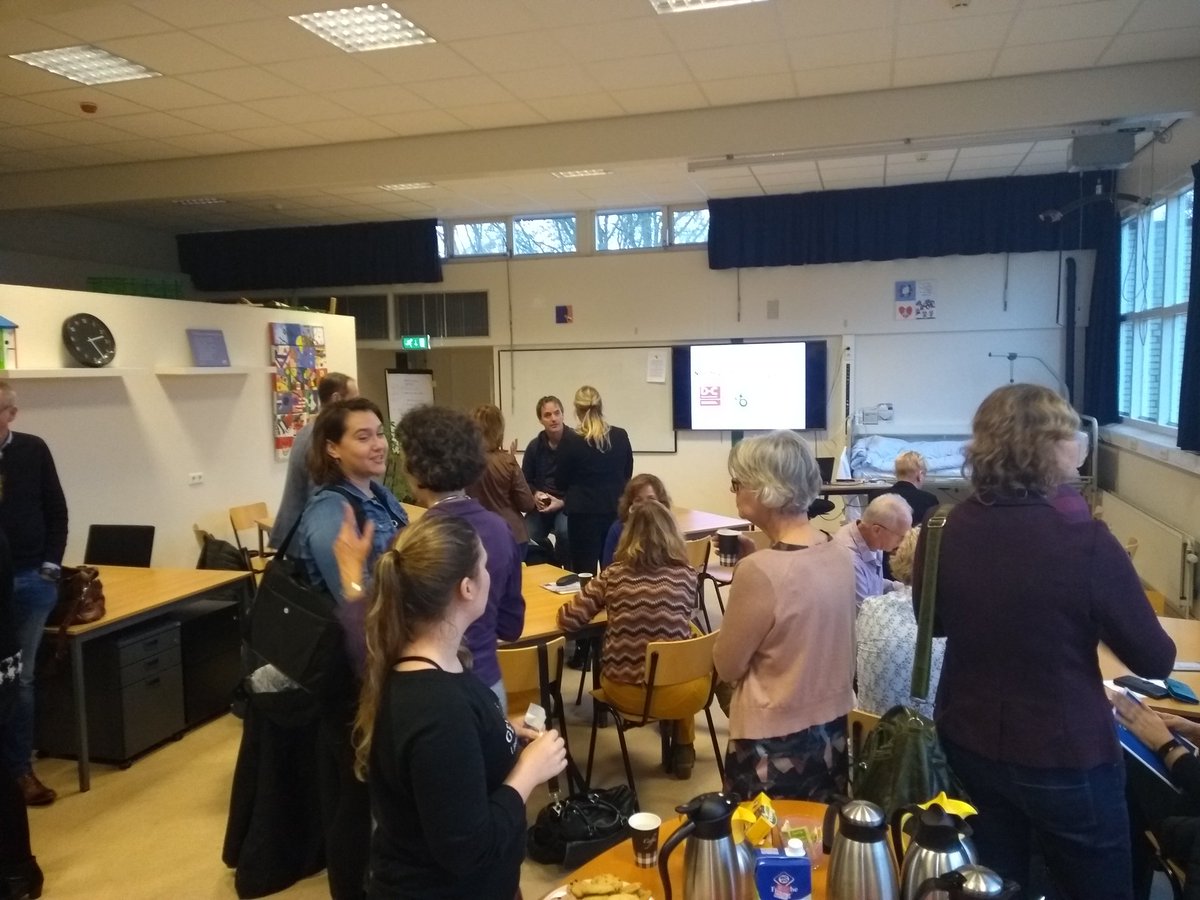 PeperSandra's tweet image. Expertmeeting Zorgtechnologie vanmiddag bij @VisioDeBrink #thuisvanmorgen #enhousiastemensen #laagdrempelig