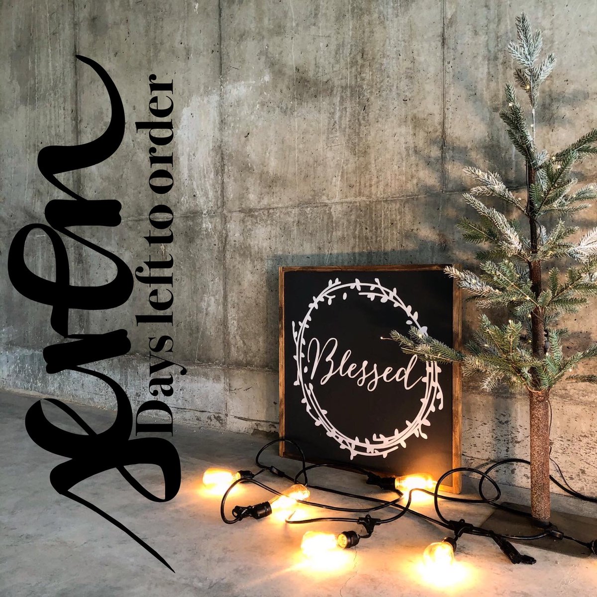 RusticJs's tweet image. We’re down to the last week. 

Save yourself the hustle and bustle of malls and chose from one of our high quality signs, for that special someone on your list! 

It’s a double win, and you’re supporting local! 

Shipping is free, in Canada and US!
