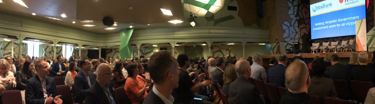 chelleinoz's tweet photo. Great to hear @VicGovAu understanding of the challenges that people seeking #employment face and commitment to #socialprocurement @DanielAndrewsMP @RobinScottMP @MartinPakulaMP
#JobsBank
#socialinclusion #socialinclusionweek
@VicGovtNews @lendlease @nab @RMIT @ConcernAust https://t.co/ZUZGNszsar