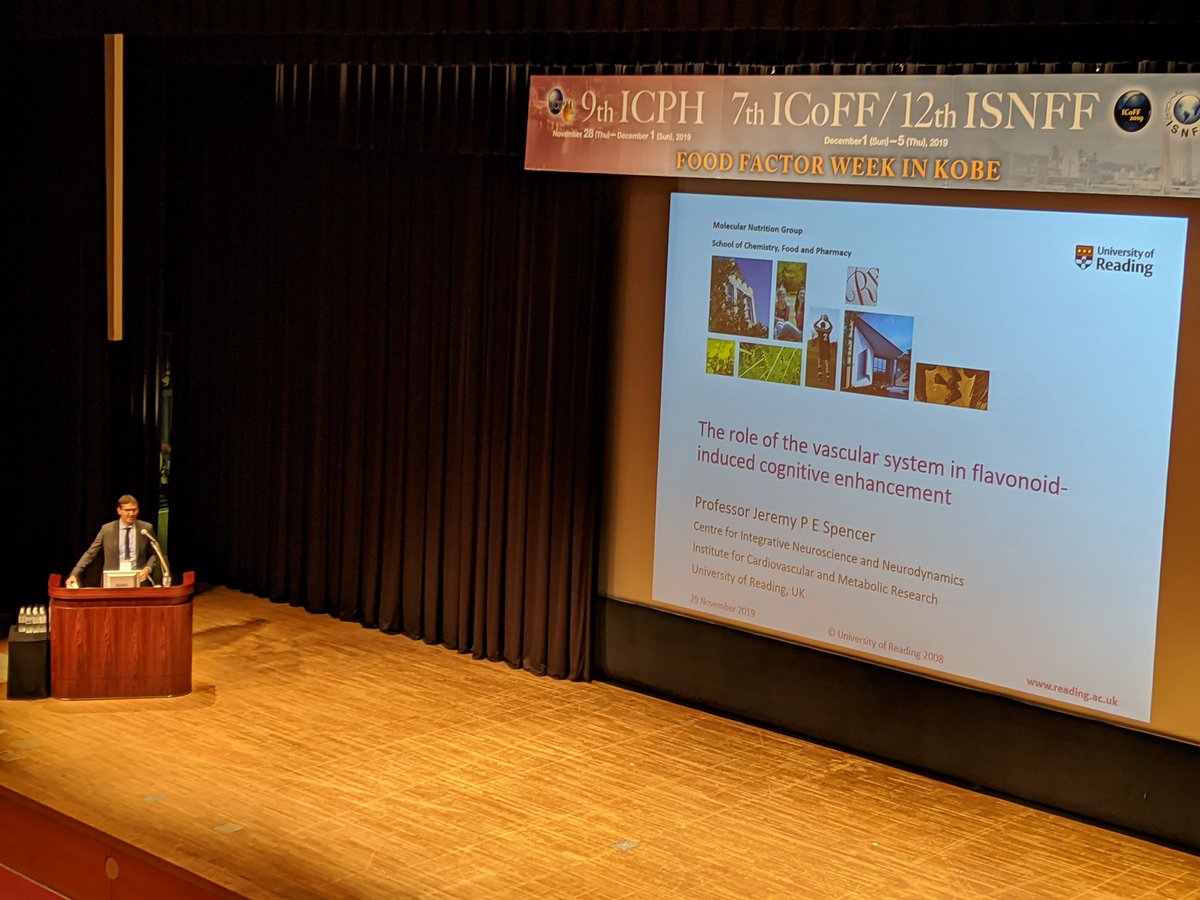 Gunter Kuhnle (@ggkuhnle) on Twitter photo Flavonoids and cognition: <a href="/Prof_JPESpencer/">Omnius: Evermind@Reading</a> plenary talk at the #ICPH2019 Kobe
#FoodFactorWeek <a href="/UniofReading/">Uni of Reading</a> <a href="/UniRdg_FNS/">Food & Nutrition</a> Flavonoids and cognition: <a href="/Prof_JPESpencer/">Omnius: Evermind@Reading</a> plenary talk at the #ICPH2019 Kobe
#FoodFactorWeek <a href="/UniofReading/">Uni of Reading</a> <a href="/UniRdg_FNS/">Food & Nutrition</a>