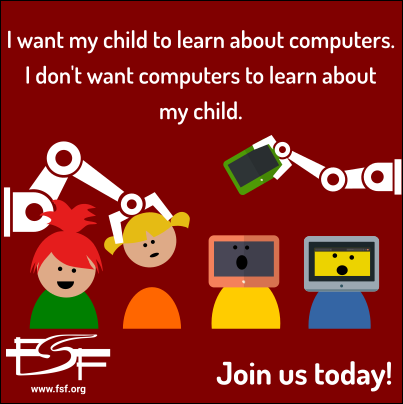 This holiday season, keep your family away from gifts that take away their freedom. Instead, enjoy a gift from our just-released 2019 Ethical Tech Giving Guide! u.fsf.org/2yt