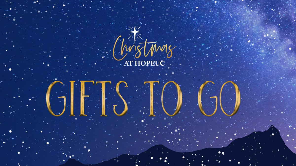 hopeuc's tweet photo. Church Life Update // Last week for Gifts to Go 😃 - https://t.co/HhvofdPUbJ https://t.co/TZ1gV5HVt3