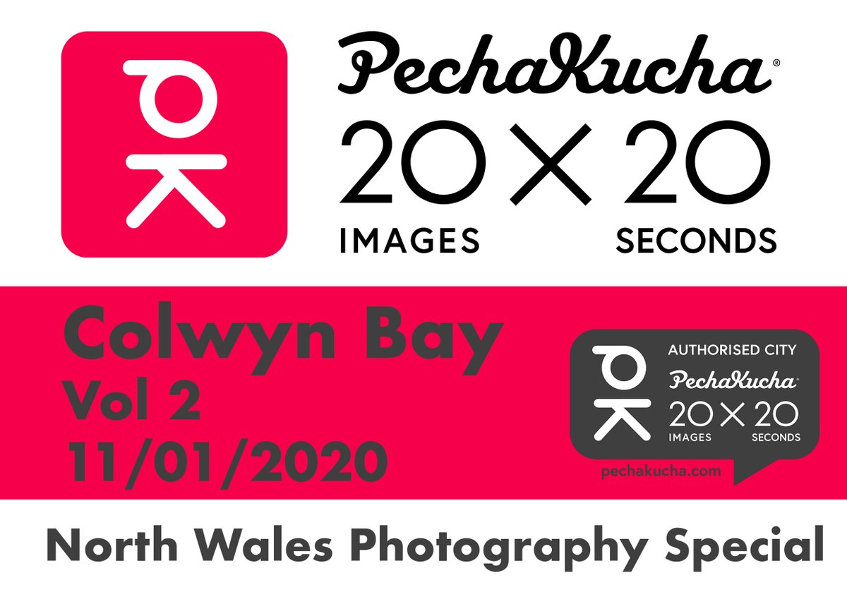 OrielColwyn's tweet photo. PECHAKUCHA news!
We've now pinned down a date for our 2nd PechaKucha night😀Sat 11th Jan 2020
More details soon, but in the meantime we are opening up 8 presenter spaces for photographic work being specifically made in or about North Wales. 

Thread👇 https://t.co/jJRRG8NgVm