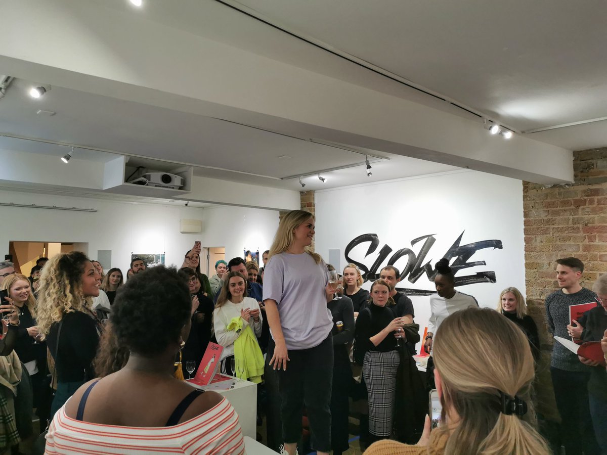 Ever walked into a room and been so overjoyed by how many people are on the same page with what you're fighting for?

Thank you <a href="/sloweclub/">SLOWE</a> and <a href="/rojackhorseman/">Ro Jackson</a> for an evening full of people trying to give women's sport the coverage it deserves.

Pick up the new mag launched today!