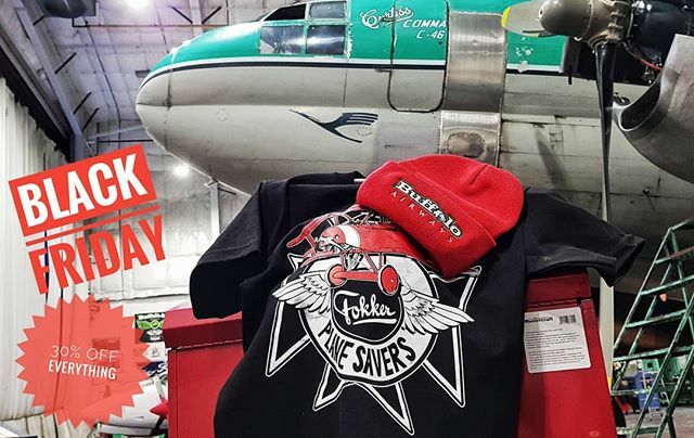 USE CODE: BLACK

Shop buffaloairwear.com for gifts &amp; merch! We have a discount of 30% off everything for Black Friday.

This offer is valid from 12:00 AM to 12:00 PM Yellowknife Time, Black Friday, 29th of November 2019. Discounts will not be app… ift.tt/37Mpc54