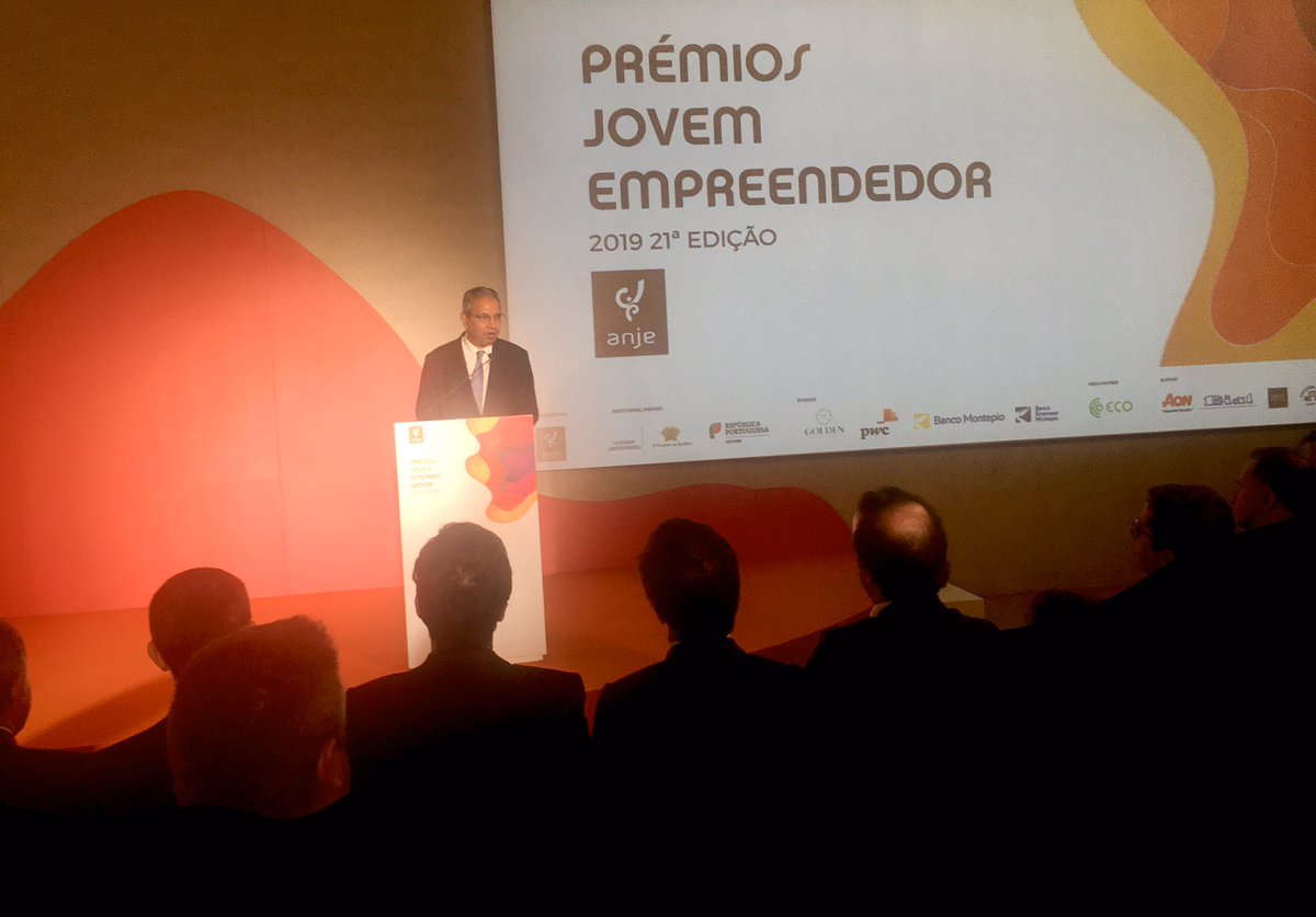 #MP, Nelson de Souza, entregou esta noite, em Lisboa, o Prémio Jovem Empreendedor da Associação Nacional de Jovens Empresários. anje.pt #fundoscomunitarios #PT2020 #emprendedores