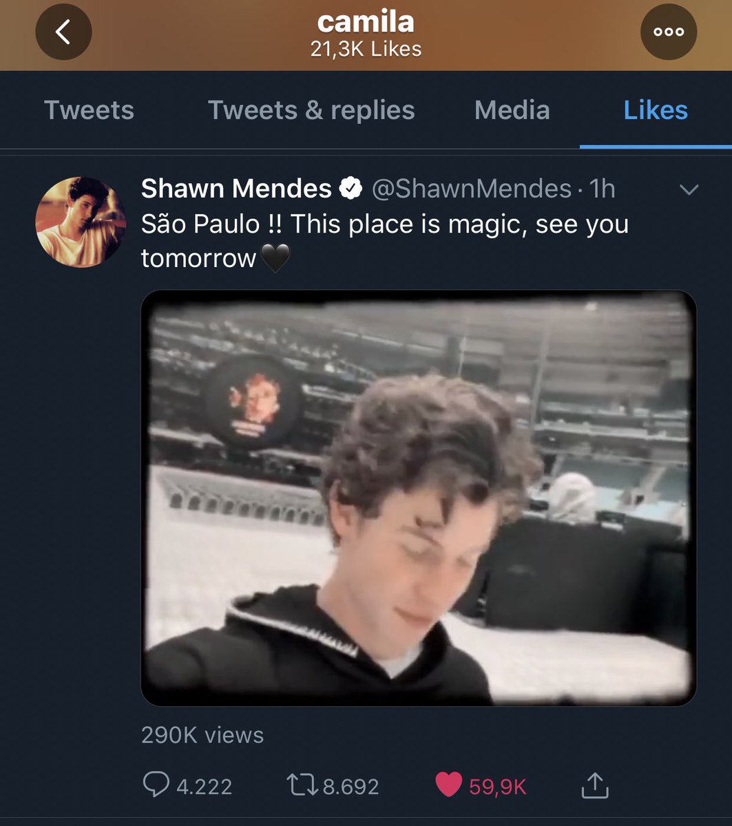 chaomendespage's tweet photo. ELA TAMBÉM AMA

Camila Cabello curtiu o tweet do Shawn sobre São Paulo ❤️🇧🇷 #ShawnMendesTheTourBrasil https://t.co/7aWHpu6vWe