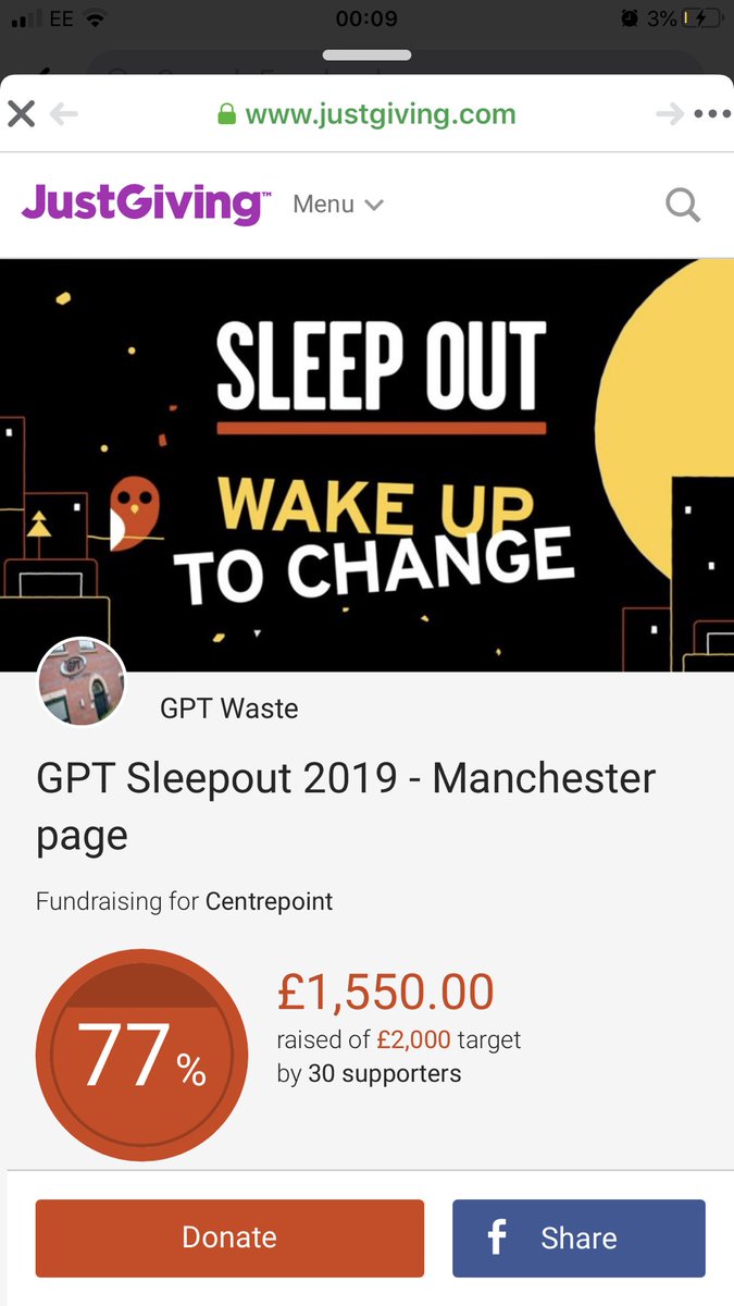 wastesolution's tweet photo. A busy &amp; cold night for the GPT Team at Sleep Out Manchester - if you’re up for donating something towards this awesome cause, head over to our page: https://t.co/mGIeX0a2Cr every donation will help! https://t.co/leSqE60GJu