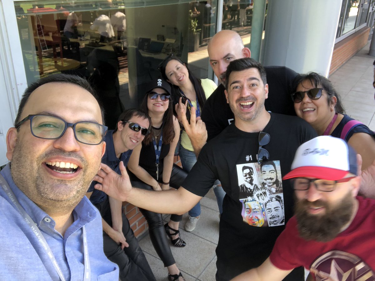 roman_zambrano's tweet photo. Ya empezamos nuestro #IBMFest19 🤟🏻😎

Un día espectacular para compartir con nuestros equipos de @IBMArgentina 

#IBM #IBMCloudAR #quenosecorte https://t.co/KUXj3rIS44