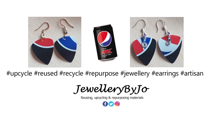 #upcycle #reused #recycle #repurpose #jewellery #earrings #artisan <a href="/VicWorksStudios/">VictoriaWorksStudios</a> <a href="/MadeInChalford/">Made in Chalford</a> #MadeInChalford #drinkcans